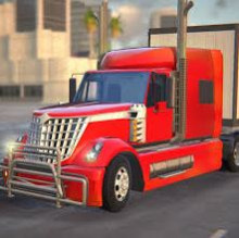 American Truck Car Driving